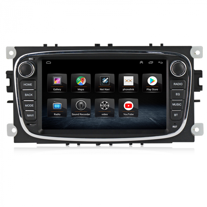 Navigatie NAVI-IT 4 GB RAM + 64 GB ROM Gps Android Ford Mondeo Focus S Max Transit Tourneo, Interne ,Aplicatii , Waze , Wi Fi , Usb , Bluetooth , Mirrorlink [2]