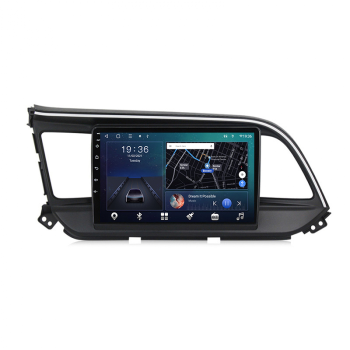 Navigatie dedicata Hyundai Elantra 2019, 9 inch, 4 GB RAM 32GB ROM, Android 13, QLED, Aplicatii, Mirrorlink, Bluetooth [3]