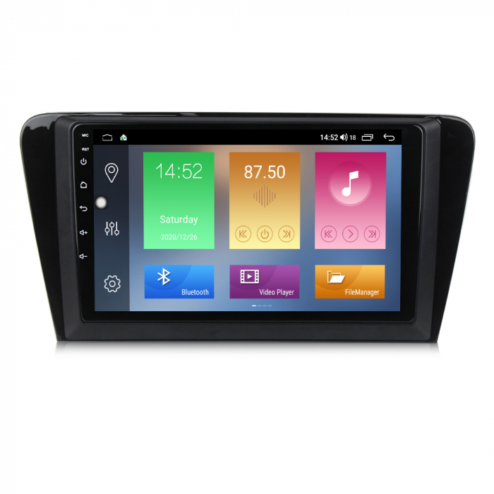 Navigatie dedicata Skoda Octavia A7 2014, 4GB RAM 64GB ROM, Octacore, Android 13, Display QLED 10.1", DSP, Carplay, Android Auto, Internet, Youtube, Waze, WIFI, Bluetooth [2]