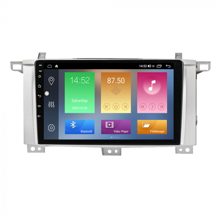 Navigatie dedicata Toyota Land Cruiser 2003-2008, 9 Inch, 4GB RAM 32GB ROM, QLED, Octacore, DSP, RDS, Android 13, WI-FI, Bluetooth, Magazin Play [2]