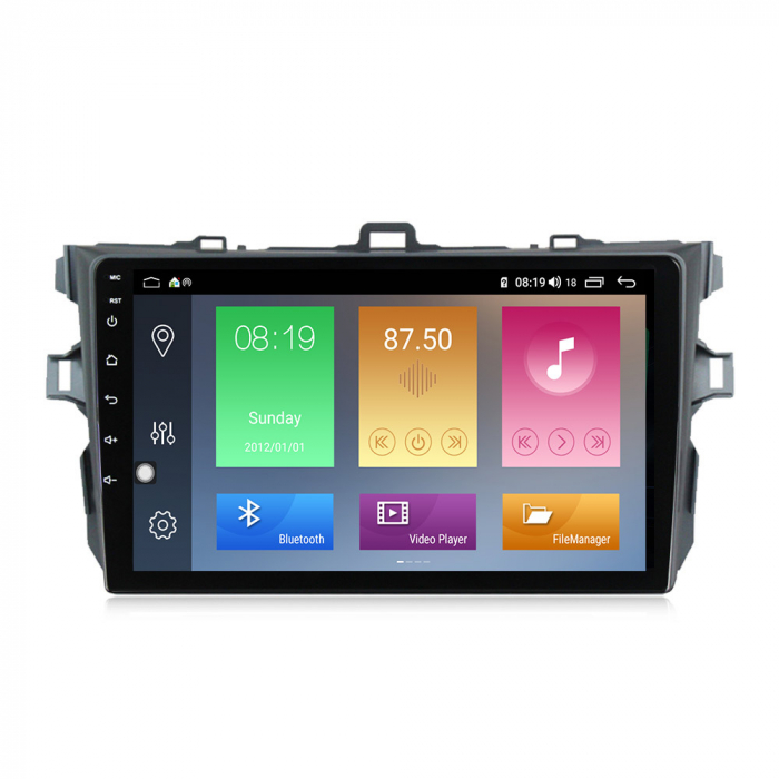 Navigatie dedicata Toyota Corolla 2010, 4GB RAM 64GB ROM, Octacore, Android 13, Display QLED 9", DSP, Carplay, Android Auto, Internet, Youtube, Waze, WIFI, Bluetooth [2]