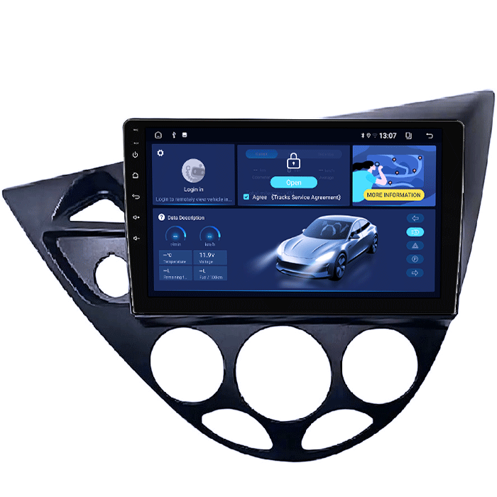Navigatii dedicate Focus 1999-2005, 2GB RAM 32GB ROM, Quad Core, Display 9" IPS Full HD, Carplay&Android Auto, Android 14, Suport camere AHD [4]