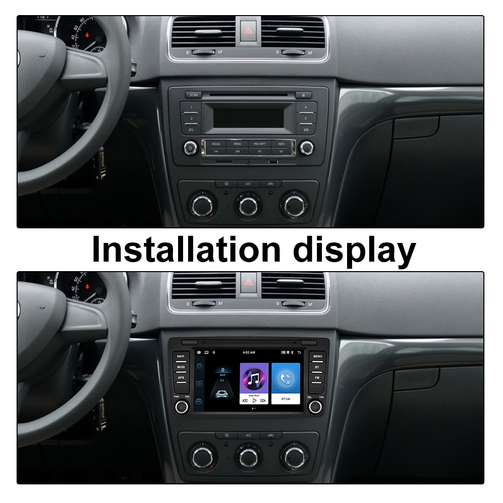 (Resigilata) Navigatie dedicata Skoda Octavia, 2GB RAM 32GB ROM, Quad Core, Display 8" IPS, Carplay, Android 13, Bluetooth, Magazin Play [3]