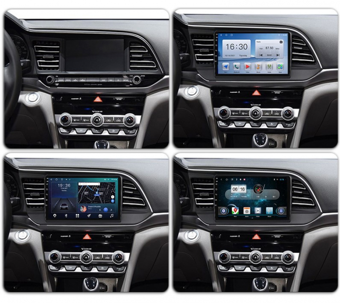 Navigatie dedicata Hyundai Elantra 2019, 9 inch, 4 GB RAM + 64 ROM, Android 13, QLED, Aplicatii, Mirrorlink, Bluetooth [4]