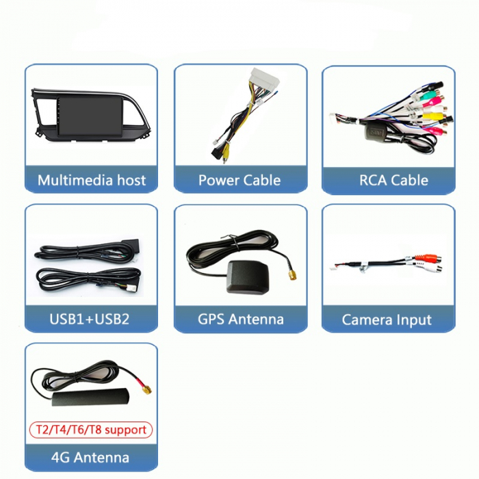 Navigatie dedicata Hyundai Elantra 2019, 9 inch, 4 GB RAM 32GB ROM, Android 13, QLED, Aplicatii, Mirrorlink, Bluetooth [4]