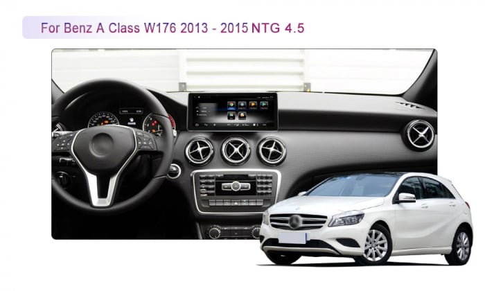 Navigatie NAVI-IT, Mercedes Benz A Class 4.5NTG, 4GB RAM 64GB ROM, Octa Core, Display 10.25 Inch, Android 10, Bluetooth, WiFi, Magazin Play, Camera marsarier [8]