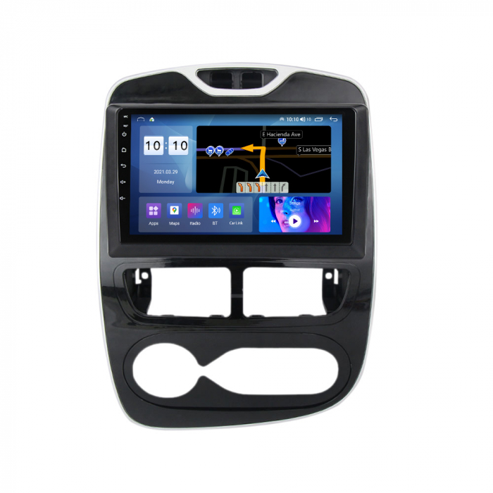 Navigatie dedicata Renault Clio 2017-2019, 10 inch, 4 GB RAM 32GB ROM, Android 13, QLED, Aplicatii, Mirrorlink, Bluetooth [5]