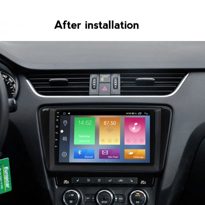 Navigatie dedicata Skoda Octavia A7 2014, 10.1", 4GB RAM 32GB ROM, QLED, Octacore, DSP, RDS, 4G, Android 13, WI-FI, Bluetooth, Magazin Play, Camera marsarier [6]