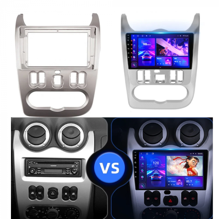 Rama adaptoare pentru Dacia Logan 2009-2016 de 9 inch [2]
