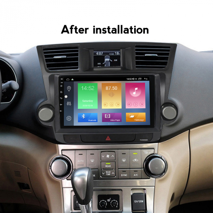 Navigatie Toyota Highlander 2 (2007-2014), NAVI-IT, 10.1 Inch, 2GB RAM 32GB ROM, Android 9,1, WiFi, Bluetooth, Magazin Play, Camera Marsarier [6]