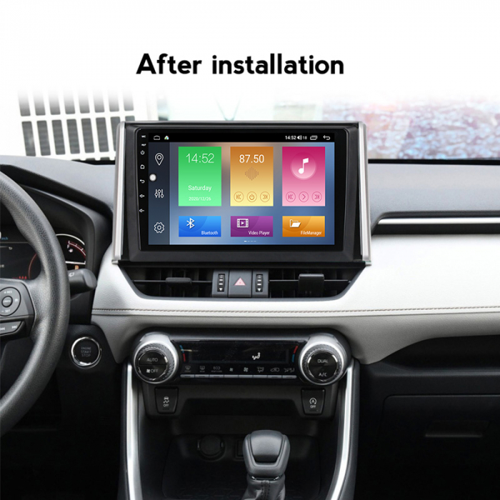 Navigatie dedicata Toyota RAV4 2019, 10.2 Inch, 4GB RAM 32 GB ROM, Octacore, QLED, DSP, RDS, 4G, Android 13, WI-FI, Bluetooth, Magazin Play [6]
