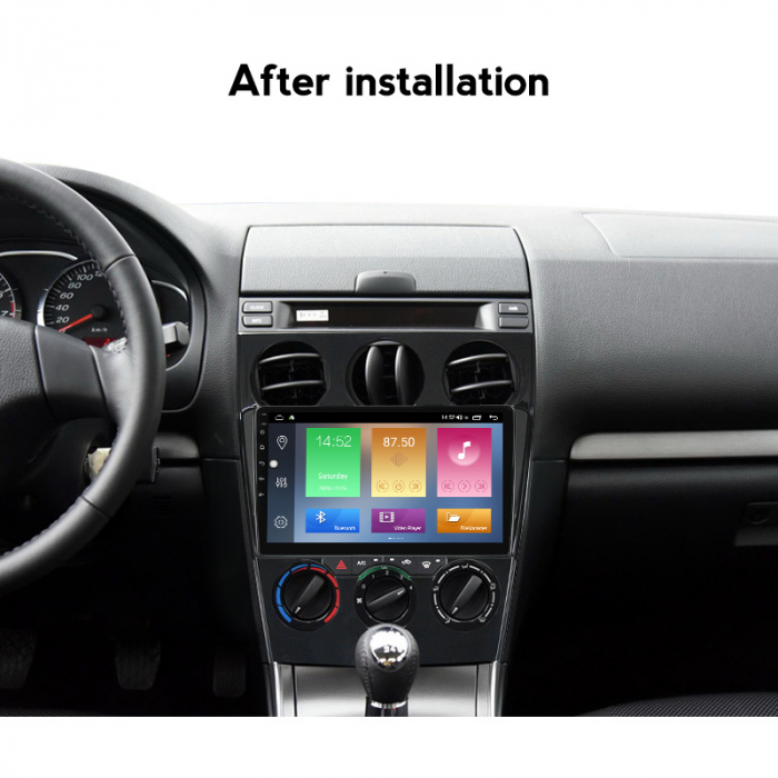 Navigatie dedicata Mazda 6 2002-2008, 4GB RAM 64GB ROM, Octacore, Android 13, Display QLED 9", DSP, Carplay, Android Auto, Internet, Youtube, Waze, WIFI, Bluetooth [4]