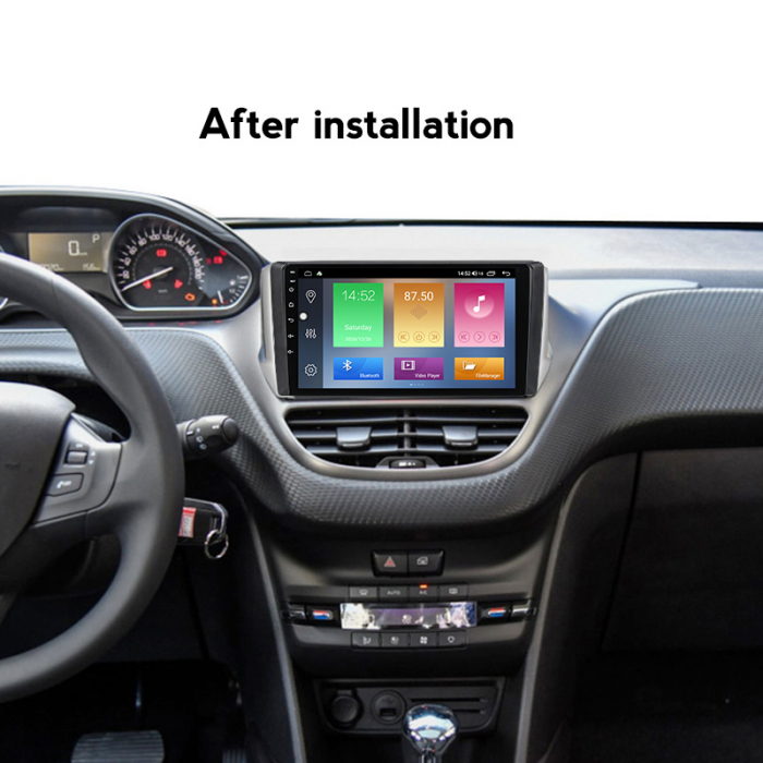 Navigatie Peugeot 208, NAVI-IT, 10.1 Inch, 2GB RAM 32GB ROM, Android 9.1, WiFi, Bluetooth, Magazin Play, Camera Marsarier [6]