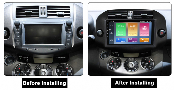 Navigatie Toyota RAV4 (2006-2012), NAVI-IT, 10.1 Inch, 2GB RAM 32GB ROM, Android 9.1, WiFi, Bluetooth, Magazin Play, Camera Marsarier [2]