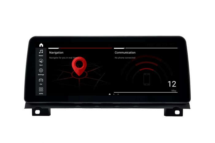 Navigatie BMW Seria 5 F10 DISPLAY 12.3 sistem NBT 8GB RAM 64 ROM DVR Filmare Trafic si Camera marsarier dedicata pe maner - [2]