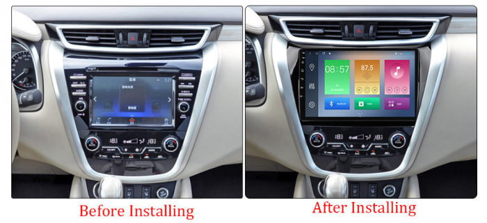 (Resigilata) Navigatie dedicata Nissan Murano 2014-2020, 2GB RAM 32GB ROM, Quad Core, Display 10" IPS Full HD, Carplay, Android 13, Bluetooth, Magazin Play, Suport camere AHD [2]