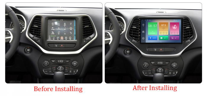 (Resigilata) Navigatie dedicata Jeep Grand Cherokee 2014-2018, 2GB RAM 32GB ROM, Quad Core, Display 10.25" IPS Full HD, Carplay, Android 13, Bluetooth, Magazin Play, Suport camere AHD [3]