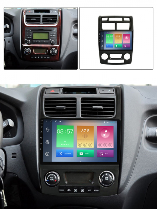(Resigilata) Navigatie dedicata Kia Sportage 2004-2010, 9 Inch, 2GB RAM 32GB ROM, Android 13, WiFi, Bluetooth, Magazin Play, Camera Marsarier [3]