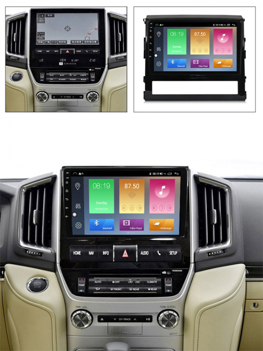 Navigatie Toyota Land Cruiser 2016, NAVI-IT, 9 Inch, 2GB RAM 32GB ROM, Android 9.1 , WiFi, Bluetooth, Magazin Play, Camera Marsarier [4]