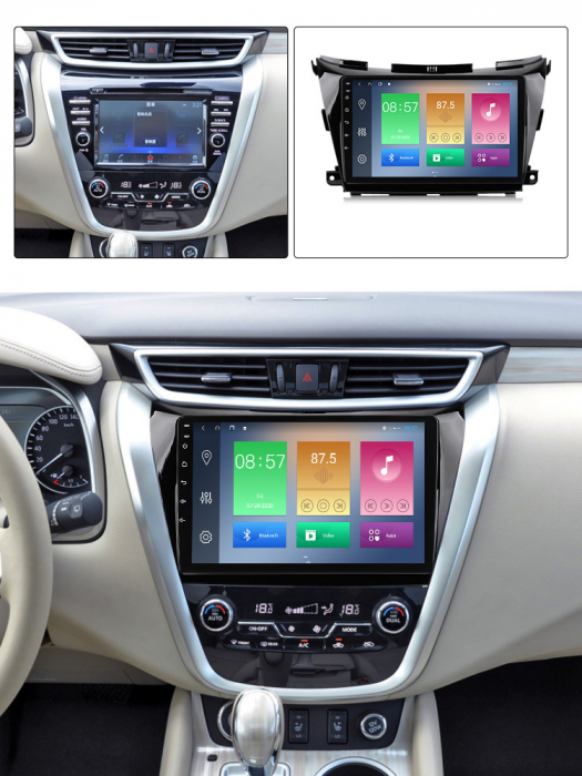 Navigatie dedicata Nissan Murano 2014-2020, 4GB RAM 64GB ROM, Octacore, Android 13, Display QLED 10.25", DSP, Carplay, Android Auto, Internet, Youtube, Waze, WIFI, Bluetooth [6]