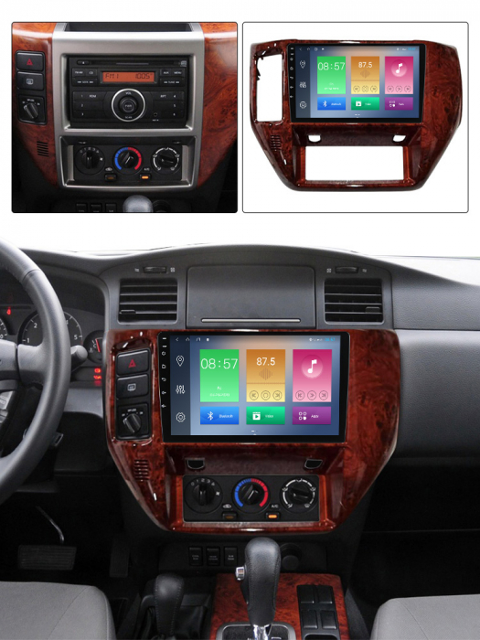 (Resigilata) Navigatie dedicata Nissan Patrol 2011-2015, 2GB RAM 32GB ROM, Quad Core, Display 9" IPS Full HD, Carplay, Android 13, Bluetooth, Magazin Play, Suport camere AHD [5]