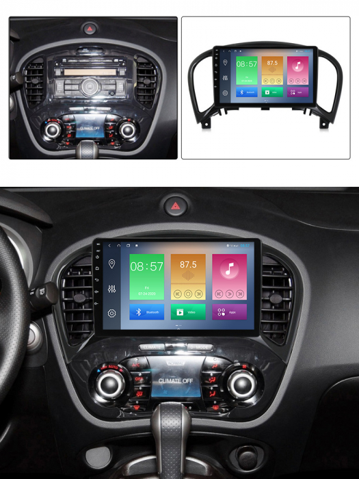 Navigatie dedicata Nissan Juke 2010-2014, 9 Inch, 4GB RAM 32 GB ROM, Octacore, QLED, DSP, RDS, 4G, Android 13, WiFi, Bluetooth, Magazin Play, Camera Marsarier [5]