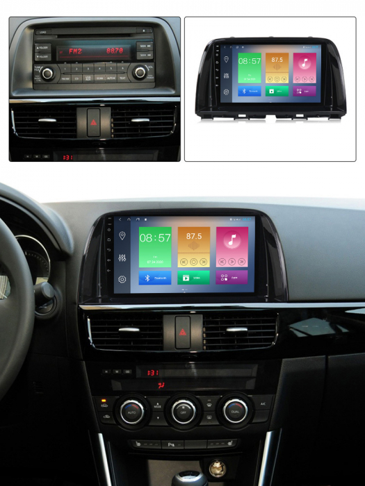 (Resigilata) Navigatie dedicata Mazda CX5 2012-2017, 2GB RAM 32GB ROM, Quad Core, Display 9" IPS Full HD, Carplay, Android 13, Bluetooth, Magazin Play, Suport camere AHD [5]