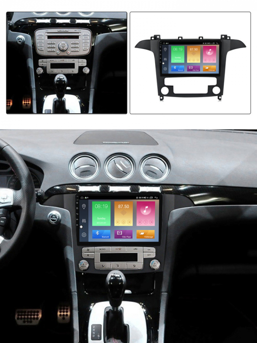 Navigatie Ford S-Max 2008-2010, NAVI-IT, 9 Inch, 2GB RAM 32GB ROM, Android 9.1, WiFi, Bluetooth, Magazin Play, Camera Marsarier [4]