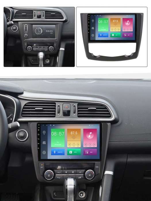 Navigatie Renault Kadjar 2015-2017, NAVI-IT, 9 Inch, 4GB RAM 64GB ROM, IPS, DSP, RDS, 4G, Android 10 , WiFi, Bluetooth, Magazin Play, Camera Marsarier [4]