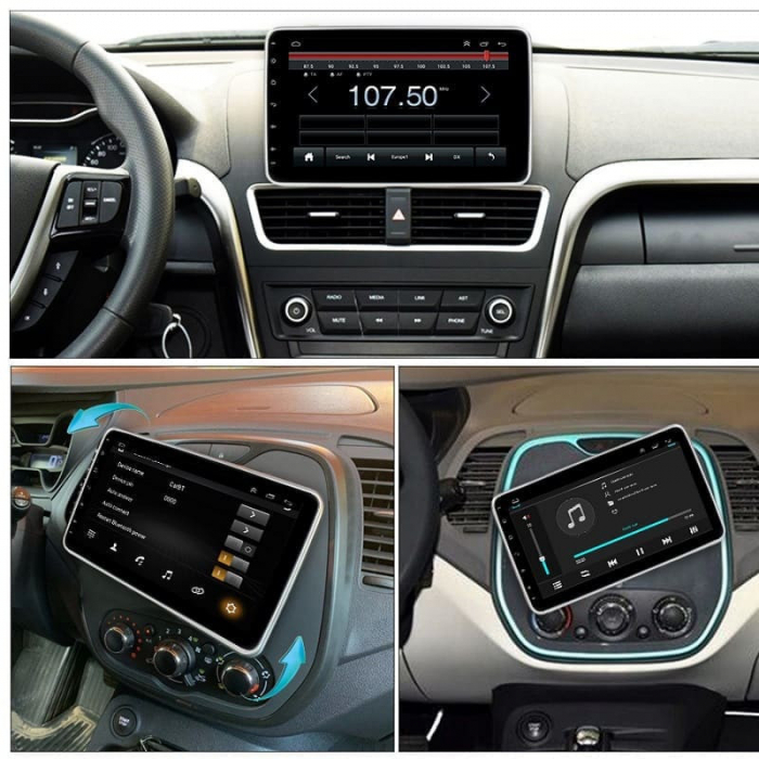 Navigatie GPS NAVI-IT 1DIN compatibil cu VW, OPEL, DACIA, FORD NISSAN , TOYOTA, 4GB RAM 64GB ROM, Octacore, Android 13, Display QLED 10" [2]