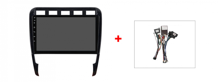 Navigatie dedicata Porsche Cayenne 2002-2010, 12GB RAM 256GB ROM, Android 13, Rezolutie 2K, Display QLED, 9", DSP, Carplay, Android Auto, Internet, Youtube, Waze, Wi Fi, USB [3]
