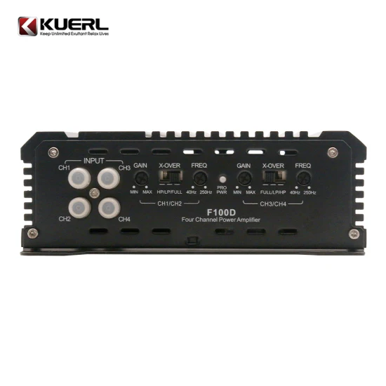 Amplificator Auto F100D, 4 canale, 12V, frecventa de 10HZ-50KHZ [3]