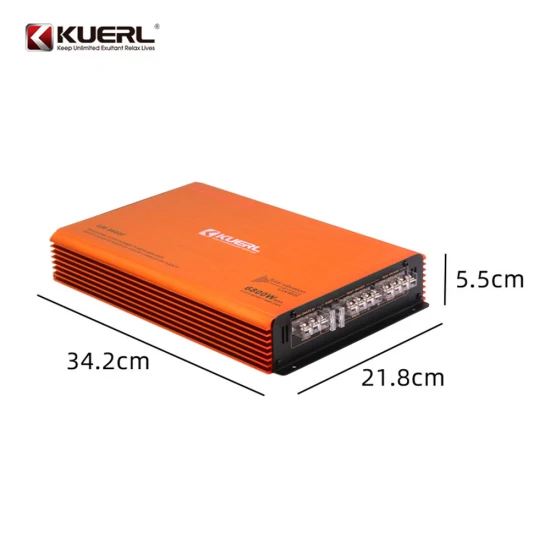 Amplificator Auto GM-9800F, clasa AB 1999-2009, 4 canale, 4 ohm, 4*60 Watts, 12V, 10HZ-30KHZ [3]
