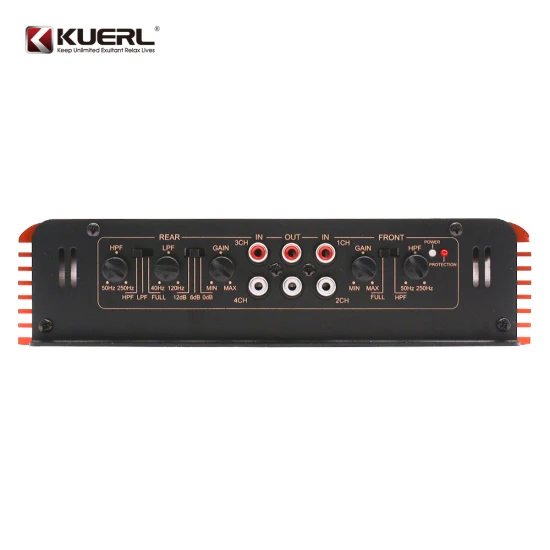 Amplificator Auto GM-9800F, clasa AB 1999-2009, 4 canale, 4 ohm, 4*60 Watts, 12V, 10HZ-30KHZ [5]
