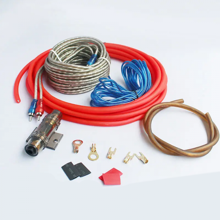 Kit cablu alimentare amplificator auto K-383 8GA subwoofer, 5M lungime, RCA [3]