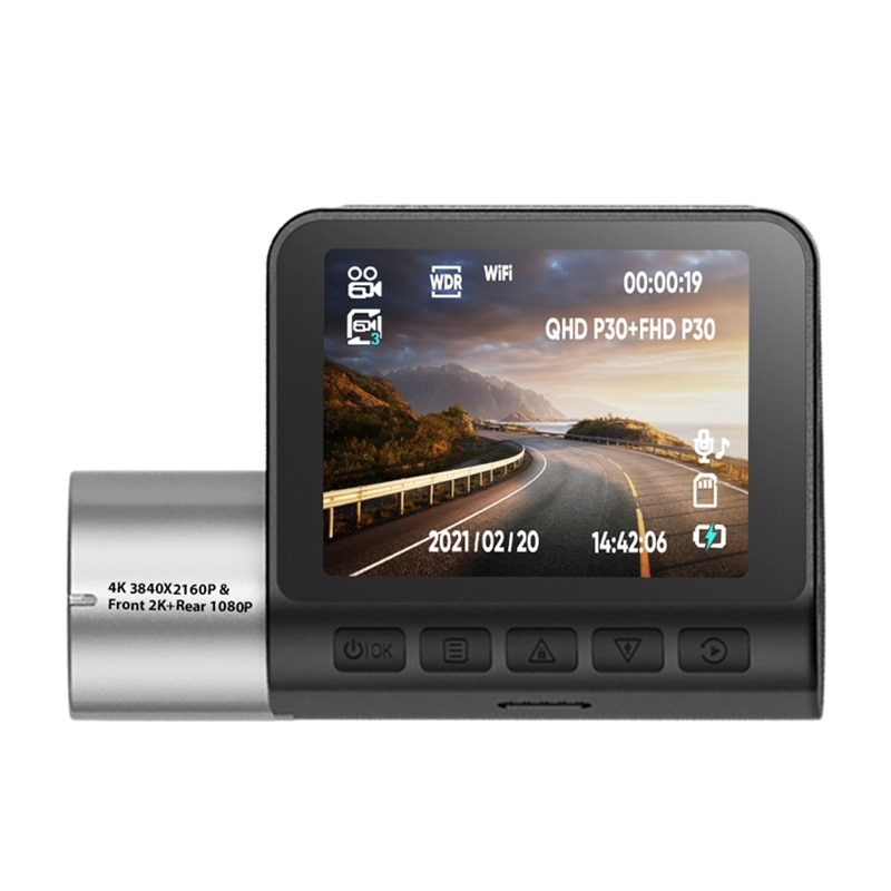 Aparat de inregistrare video trafic pentru sisteme android, fata-spate, WiFi, GPS, 2K, Dual Cam [1]