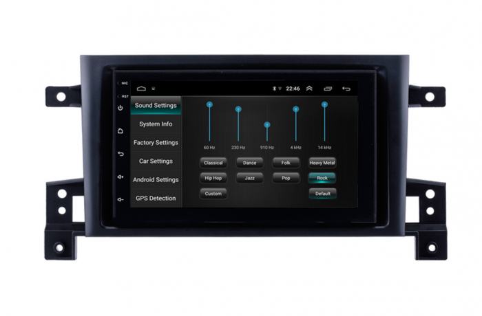 Kit Navigatie GPS NAVI-IT, Suzuki Grand Vitara 4 GB RAM 32GB ROM, Display 7 inch, Carplay, Android 13 Bluetooth, Magazin Play, Camera Spate [6]