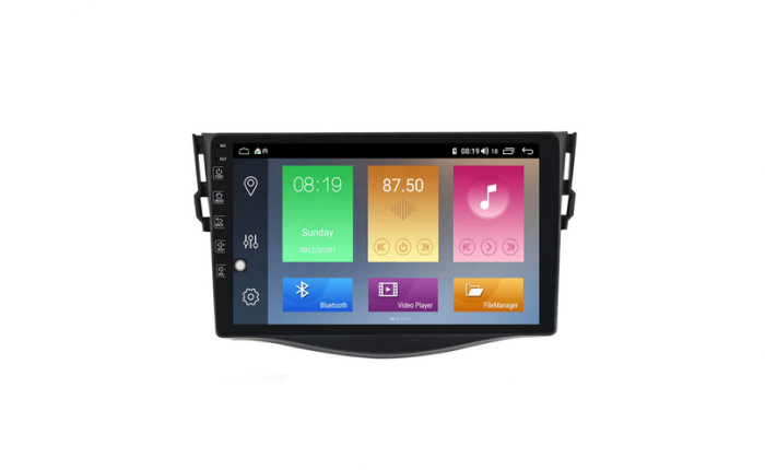 Navigatie dedicata Toyota Rav4 2006-2012, USB&Butoane fizice frontale, 2GB RAM 32GB ROM, QuadCore 1.6GHz, Display 9 Inch, Bluetooth, Magazin Play, WI-FI, MIrrorlink [2]