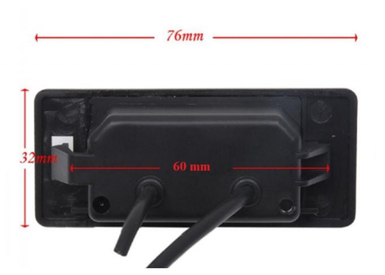 Camera marsarier dedicata NAVI-IT compatibila cu Polo V (2009-), Golf Plus (2009-) si Jetta pentru sisteme android, rezolutie 1280*720 AHD, unghi de vizualizare de 170 grade [2]