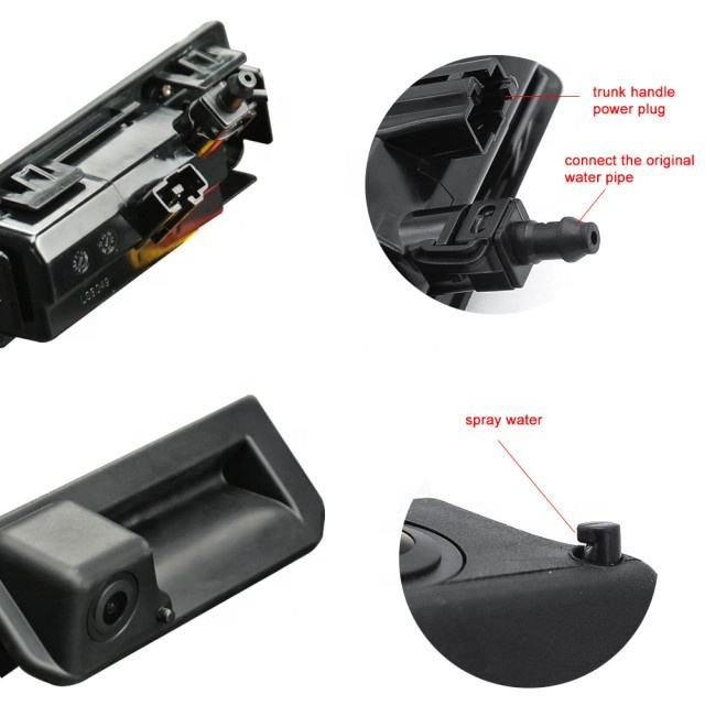 Camera marsarier NAVI-IT compatibila cu Audi Q2 Q2L Q5L A5 pentru Skoda Rapid functie nightvision, rezistent la apa, unghi 170 grade [2]