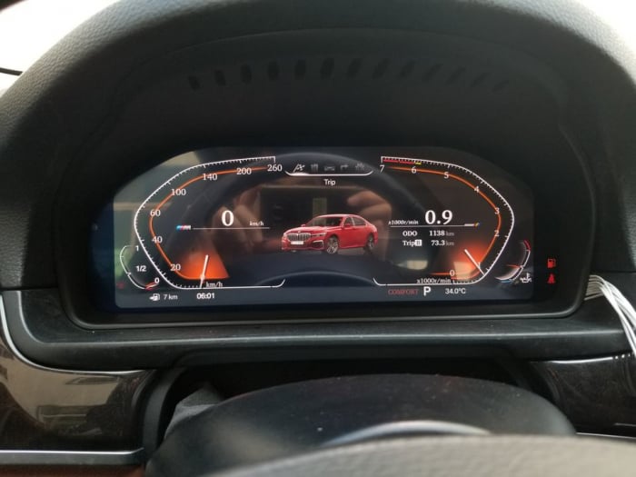Ceas electronic digital FULL HD compatibil cu BMW Seria 5 F10 2010-2016, 12,5 INCH, Rezolutie 1920*1080, Sistem de operare LINUX [5]