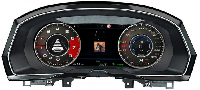 Ceasuri electronice digitale FULL HD VW Passat B8, 12,3 INCH, Rezolutie 1920*1080, Sistem de operare LINUX [2]