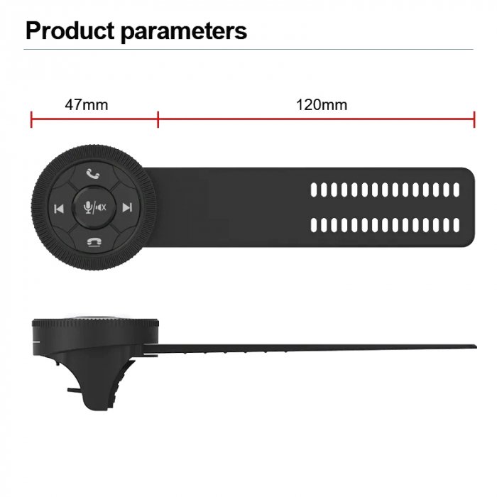 Comenzi Volan Navigatii Android Navi-IT Negru, Multimedia, Wireless, Bluetooth [2]