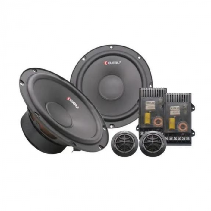 Set difuzoare componente de 6.5 inch K-6501, frecventa de 30HZ-120HZ, 90db, RMS 120W, Neagra [1]