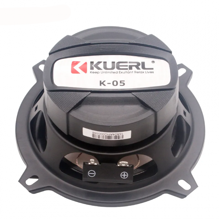 Set difuzoare coaxiale de 6.5 inch K-06, frecventa de 60HZ-20KHZ, 88db, RMS 50W, Neagra [4]