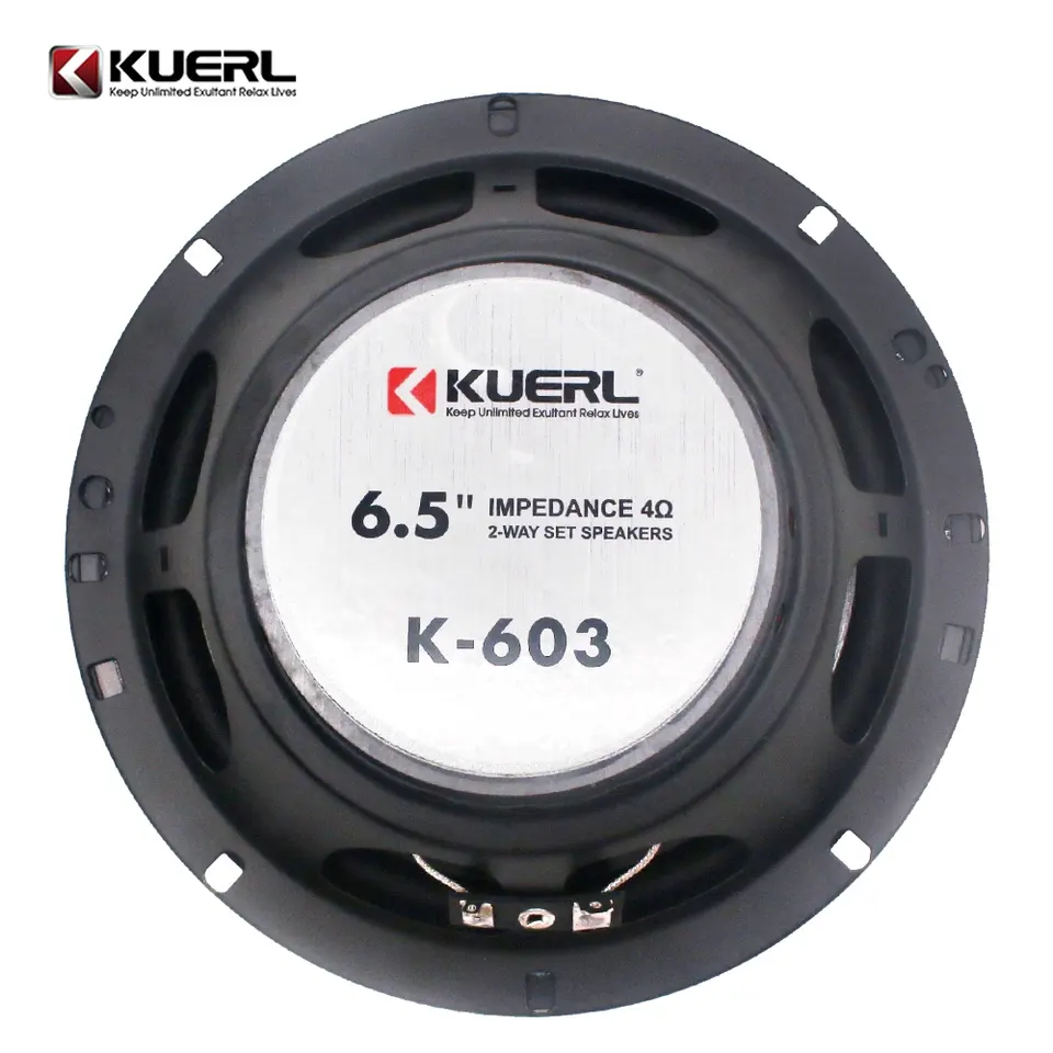 Set difuzoare coaxiale de 6.5 inch K-603, frecventa de 30HZ-120HZ, 90db, RMS 120W, Neagra [3]
