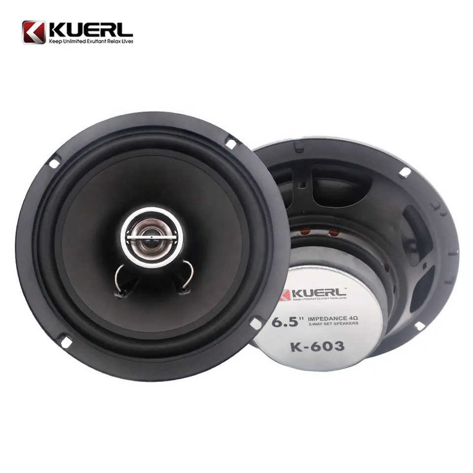 Set difuzoare coaxiale de 6.5 inch K-603, frecventa de 30HZ-120HZ, 90db, RMS 120W, Neagra [2]