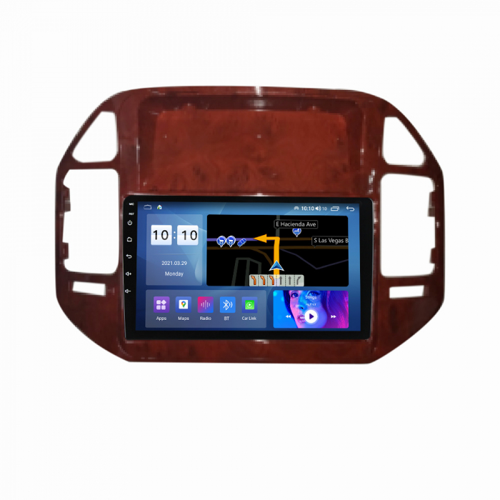 Navigatie dedicata Mitsubishi Pajero V73 2004-2011, 4GB RAM 64GB ROM, Octacore, Android 13, Display QLED 9", DSP, Carplay, Android Auto, Internet, Youtube, Waze, WIFI, Bluetooth [2]