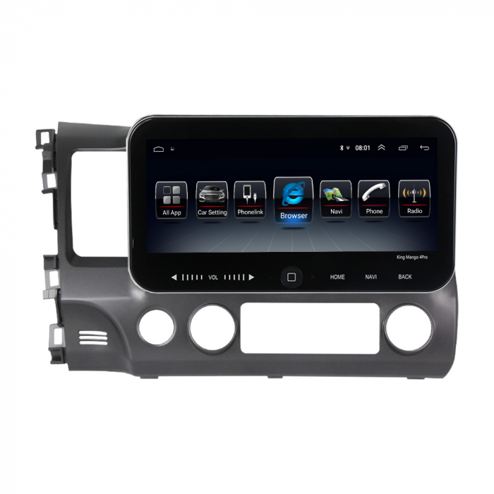 Navigatie dedicata Honda Civic 2006-2011, 4GB RAM 64GB ROM, Octacore, Android 13, Display QLED 10.2", DSP, Carplay, Android Auto, Internet, Youtube, Waze, WIFI, Bluetooth [4]