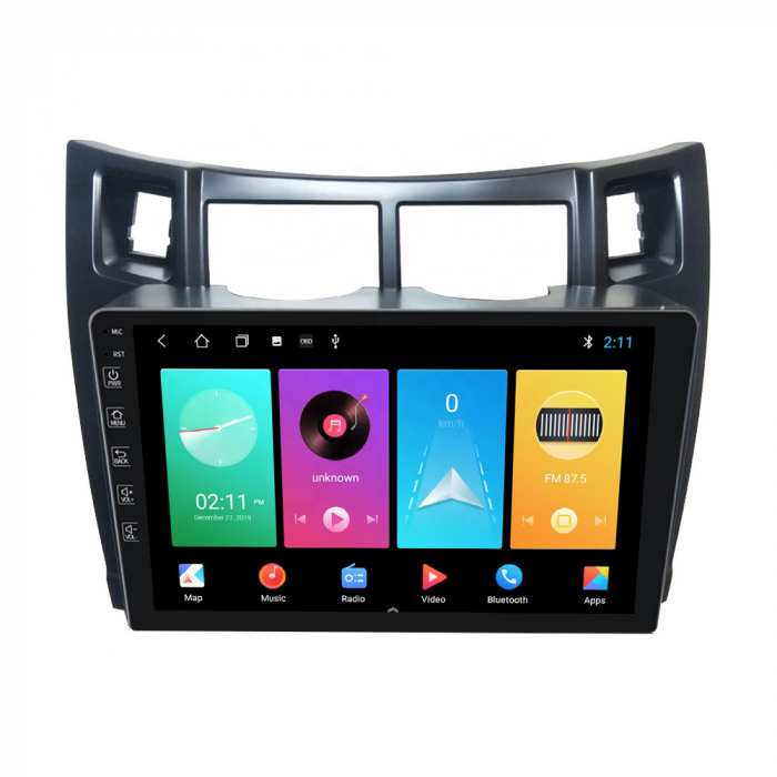 Navigatie dedicata Toyota Yaris (2008-2011), 4GB RAM 64GB ROM, Octacore, Android 13, Display QLED 9", DSP, Carplay, Android Auto, Internet, Youtube, Waze, WIFI, Bluetooth [2]
